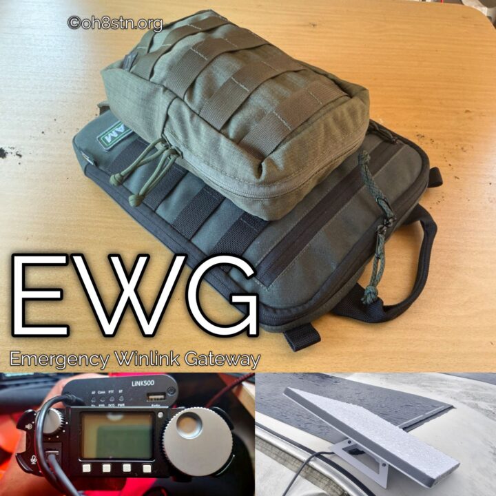 Emergency Winlink Gateway deployed in a caravan during Storm Ulla
